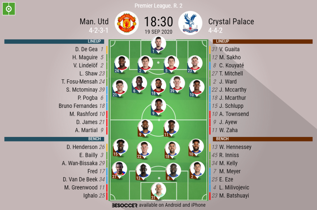 Man Utd V Crystal Palace As It Happened