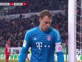 El Bayern salió falto de intensidad. EFE