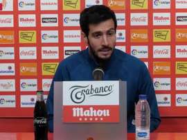 Marc Valiente no quiere que se piense en el derbi. Captura/RSGTV