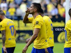 Marcos Mauro no estará ante el Lugo. Twitter/Cadiz_CF