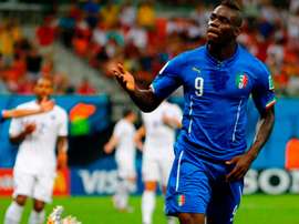 Roberto Mancini a fait l'éloge de Mario Balotelli. AFP