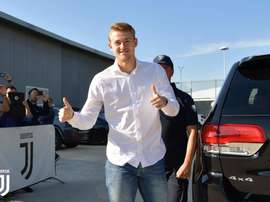 Le défenseur de la Juventus Matthijs de Ligt lors d'un match amical contre Tottenham, le 21 juillet 2019 à Singapour