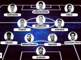 Este es el mejor once masculino del año FIFPro. BeSoccer