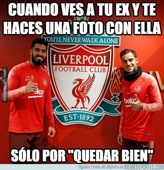 Los Mejores Memes Del Liverpool Barca