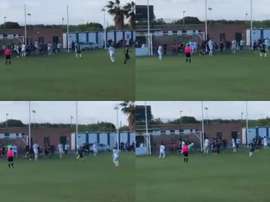 De locura: ¡ganó el campeonato con un gol del portero por la escuadra!. Capturas/DavidCastle