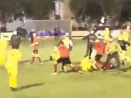 Un partido de juveniles en Mallorca termina en batalla campal. Captura/jordiJimenez