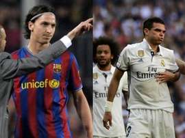 Montaja con Zlatan Ibrahimovic y Pepe. AFP/EFE