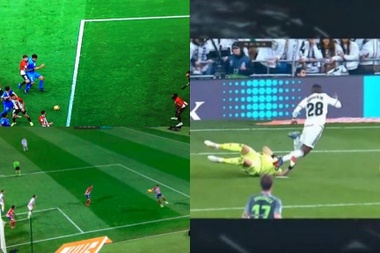 El VAR se 'defendió'. Capturas