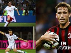 Los principales nombres del mercado del Milan. AFP