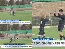 ¡Golazo del hijo de Gudjohnsen con el Real Madrid! RealMadridTV