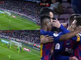 Messi trouve Lenglet pour le second but contre Leganés. DAZN