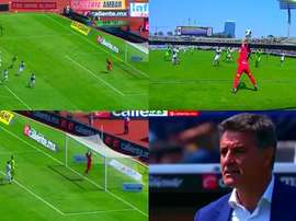 Míchel no se lo podía creer. Captura/LigaBBVAMX