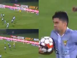 Enzo Zidane se estrena en la dura derrota de Desportivo Aves. Capturas/LIGANOS