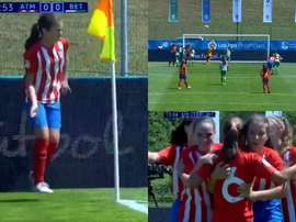 El primer gol de LaLiga Promises Femenina fue ¡olímpico! Twitter/LaLiga