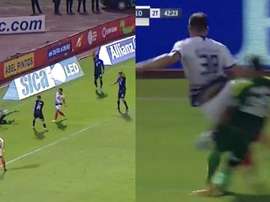 La cara y la cruz de Herrera. Captura/TNTSportsLA