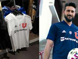 La segunda equipación podría ser blanca. Captura/Goal/UniversidadDeChile