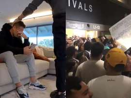 De las lágrimas por dejar Europa a un recibimiento de locura. Capturas/LaGalaxy