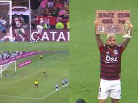 Un misil a la media vuelta y otro de penalti. Capturas/DAZN