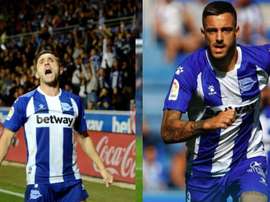 Lucas Pérez y Joselu, los más acaparadores de LaLiga. EFE/Archivo