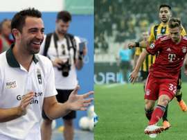 Joshua Kimmich podría encajar bien en el Barcelona, según Xavi. EFE