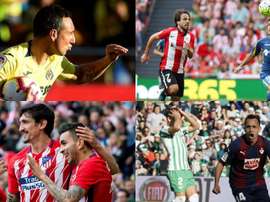 Los jugadores de LaLiga que quedarían libres en 2020. Montaje/EFE