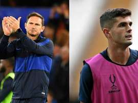Lampard no pierde la fe en el futuro de Pulisic. Montaje/AFP/EFE