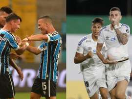 Gremio y Santos quieren estar junto a sus seis compatriotas. EFE