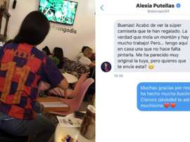 Alexia se ganó aún más a su fiel seguidora. Twitter/threexx_