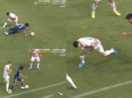 Kubo protagonizó una jugada fabulosa ante Paraguay. Captura/JFA