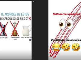 Otamendi y Migliore se 'pelean' por Instagram. Instagram/nicolasotamendi30/_Migliore_