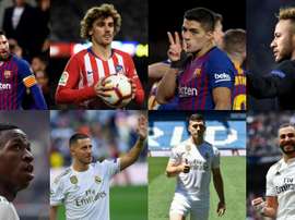 La guerra del gol. EFE/AFP