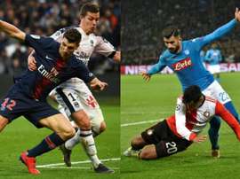 Meunier e Hysaj, las alternativas a Semedo para el puesto de lateral diestro en el Atlético. AFP