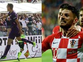 Milenkovic y Petkovic, defensa y delantero pretendidos por el Barça. Twitter/acffiorentina/EFE