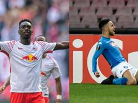 Augustin y Ounas se acercan al Niza de la mano de Patrick Vieira. AFP