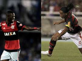 Algunos grandes jugadores que pasaron por Flamengo. Montaje/BeSoccer