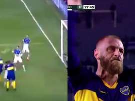 Debut soñado: ¡De Rossi puso el 1-0 en La Plata! Capturas/FoxSports
