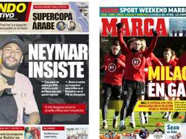 Estas son las portadas de la prensa deportiva de hoy. MD/Marca