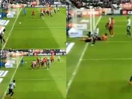 Meza anotó el gol de la jornada. Capturas/FoxSports
