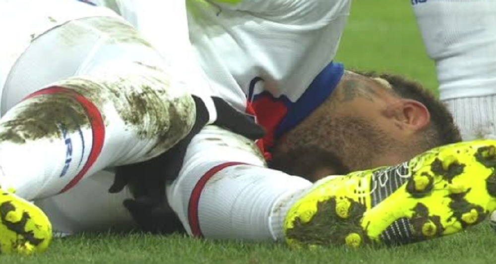 Neymar infortunato contro il Carn. ESPN