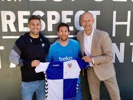 Deseo concedido: cumplió su objetivo y conoció a Leo Messi. Twitter/nico_delmonte_5