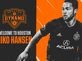 Hansen ya es jugador de Houston Dynamo. HoustonDynamo