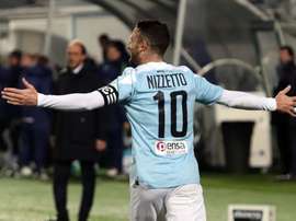 El Virtus Entella está viviendo una temporada anómala. Twitter/V_Entella