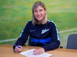 Olga Poryadina será la entrenadora del Zenit femenino. Twitter/fczenit_en