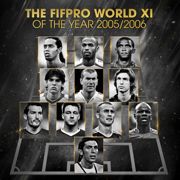 Todos los 'XI Ideales' de la FIFA desde 2005