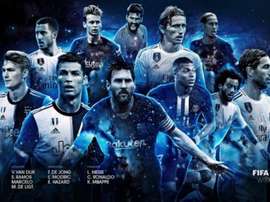 Este fue el once del año según FIFPro. FIFpro