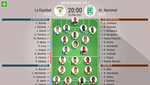 Así seguimos el directo del La Equidad - At. Nacional