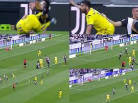 Golazo de Miguel Veloso a la Juve tras dos palos. Capturas/Movistar