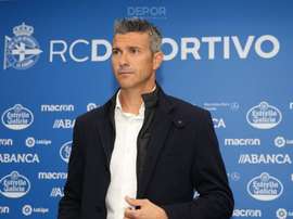 Martí espera rebajar el agobio de su plantilla. RCDeportivo
