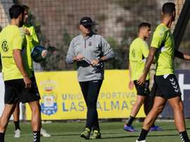 Mel recuperar a siete efectivos ante el Oviedo. Twitter/UDLP_Oficial