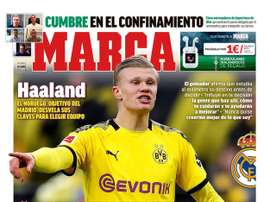 Capa da revista 'Marca' de 10 de abril de 2020. Marca